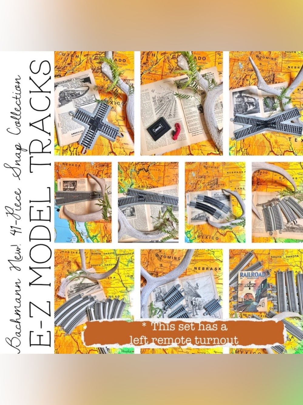E-Z Model Super Track Pack Train Accessory Collection